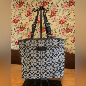 Coach Hamptons Signature Book Tote Bag F13063 Tote